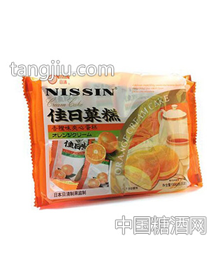 日清佳日果糕香橙味夹心蛋糕