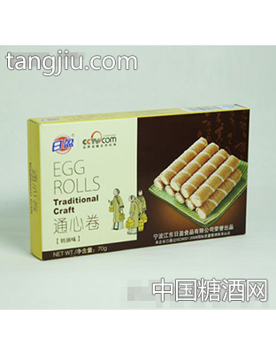 日盈70克通心卷奶油味