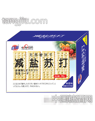 日盈90克减盐苏打鲜葱味
