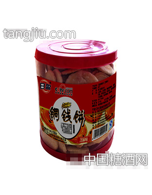 日盈108g铜钱饼芝麻味