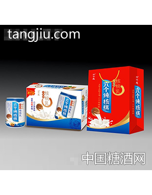 六个纯核桃新升级版核桃乳240ml三合一