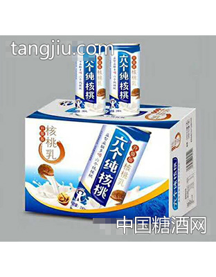 六个纯核桃升级版核桃乳箱装240ml