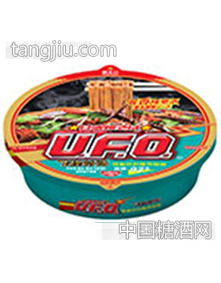 UFO铁板色拉鱿鱼味面
