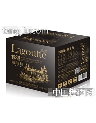 拉古特玛瑙石榴干红葡萄酒1988（箱）