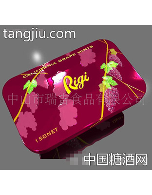 葡萄味推盖式无糖压片型薄荷糖