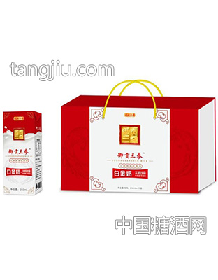 御贡三参白金奶牛奶饮品250mlx12盒
