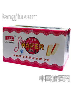 百嘉信草莓味威化王箱装