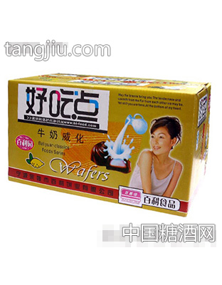 百嘉信好吃点牛奶威化箱装