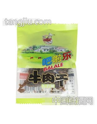 瑞松散称牛肉干