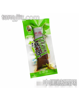润成鸡蛋干泡椒味