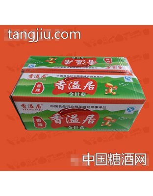 香溢居香辣金针菇箱装