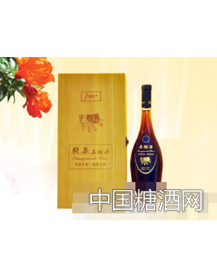 黄木盒石榴红酒