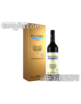 13°汉森有机酒庄珍藏梅鹿辄葡萄酒750ml