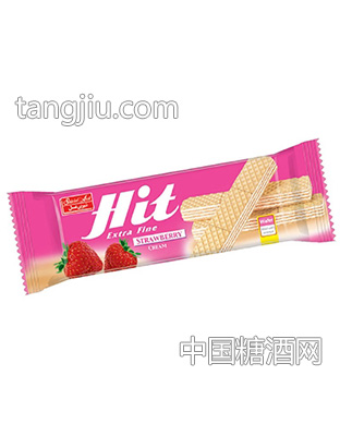 hit威化草莓夹心饼干