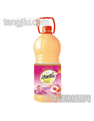 冰糖蜜桃桃果味饮料2.58L