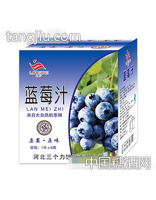 凌特蓝莓汁1Lx6瓶