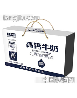高钙牛奶木盒240mlx12罐
