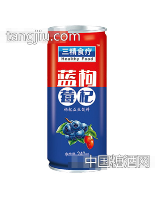 三精食疗蓝莓枸杞养生饮料240ml