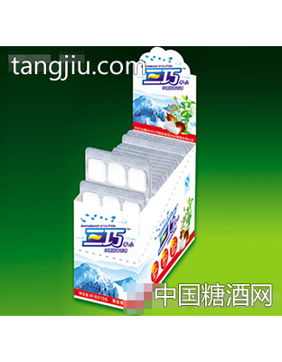 三巧木糖醇口香糖板装（清爽薄荷味）