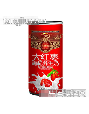 三太子大红枣枸杞养生奶240ml