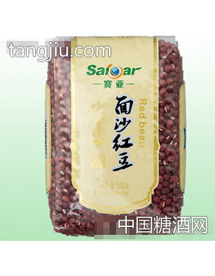 赛亚面沙红豆