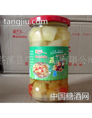 广益五色果罐头
