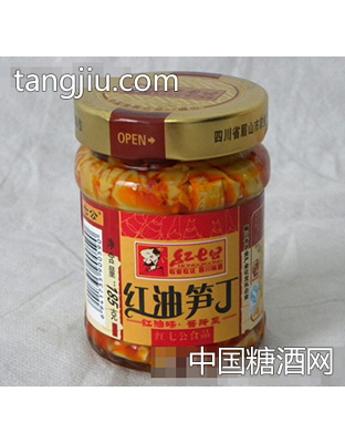 红七公食品185美味红油笋丁