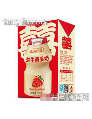 北美红叶喜智乐益生菌果奶250ml