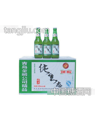 青岛全崂纯生态啤酒300MLx24瓶