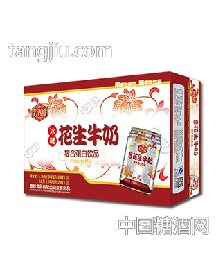 沁养道冰糖花生牛奶箱装