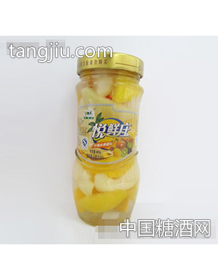 悦鲜庄480什锦水果罐头