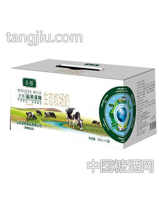 圣慕生态牧场奶250mlx12箱子