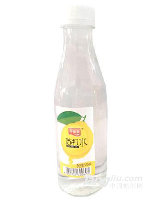 齐国参柠檬味苏打水330ml