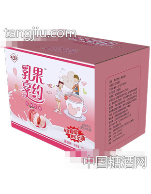 乳果享约乳味饮料蜜桃500mlx15