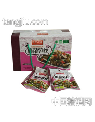 三丰可味新品80克梅菜笋丝箱袋装