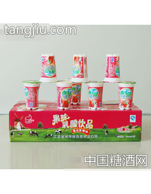 素芳斋果味乳酸饮品草莓味