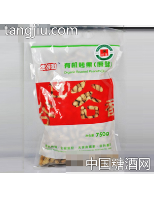 实谷园有机烤黑花生750g
