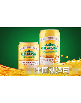 绿兰莎10度金麦香易拉罐