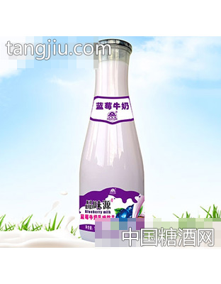 品味源1.5L蓝莓牛奶