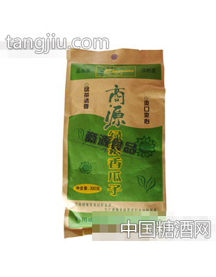 300g商源绿茶香瓜子