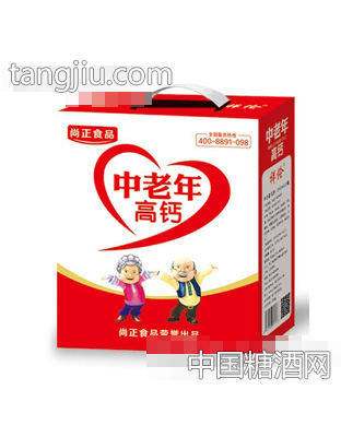 尚正食品中老年高钙奶礼盒装