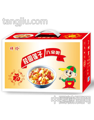 祥伦桂圆莲子八宝粥箱