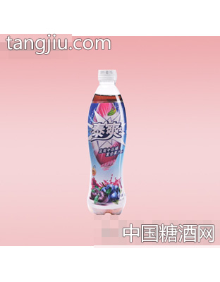 蓝莓果汁汽水