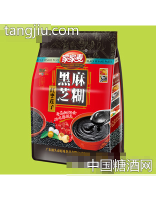 家家麦红枣莲子芝麻糊568g