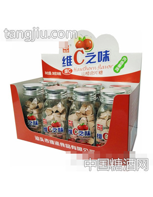 维派维C之味含片糖38g×8小瓶×12彩盒山楂味