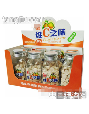 维派维C之味含片糖38g×8小瓶×12彩盒话梅味
