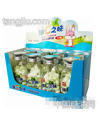 维派维C之味含片糖38g×8小瓶×12彩盒薄荷味