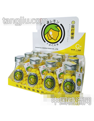 清一口酸柠檬糖56g×12小瓶×12彩盒