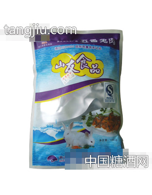 100g五香兔肉