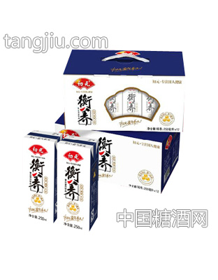 衡养阿胶蜂蜜牛奶250mlX12盒X6提